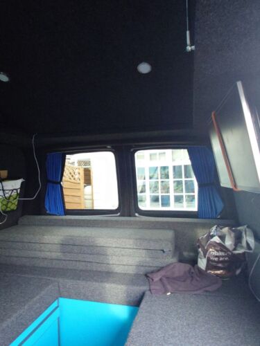 For Renault Trafic Premium 1 x Barndoor Window Curtains Van-X