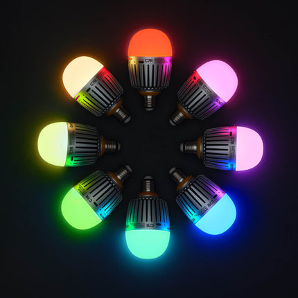 KNOWLED C7R E27 RGBWW Creative Bulb for Practical Set Lighting