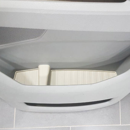 For MAN TGE Rubber Door Liner Pocket Inserts Grey | Van-X