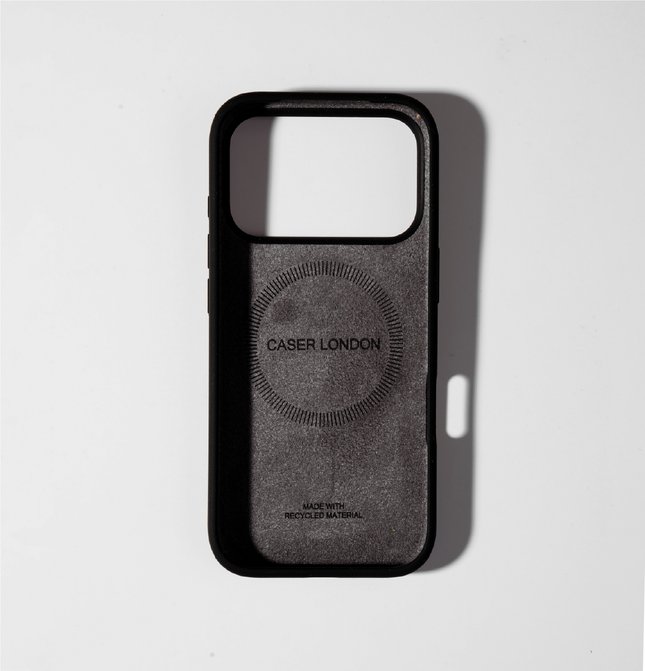 Black Liquid Silicone iPhone Air Case - MagSafe Compatible | The Classic Case