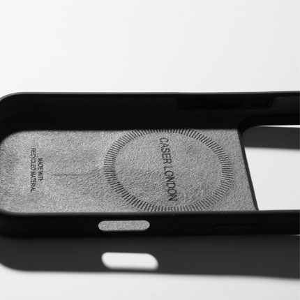 Black Liquid Silicone iPhone Air Case - MagSafe Compatible | The Classic Case