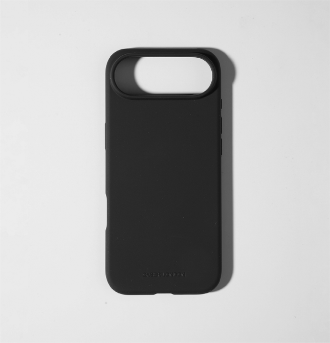 Black Liquid Silicone iPhone Air Case - MagSafe Compatible | The Classic Case
