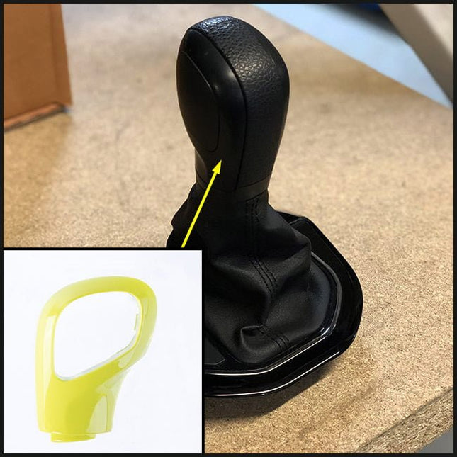 For VW T6.1 Transporter DSG Gear Knob Styling Caps – Yellow Painted Upgrade, Ready to Fit