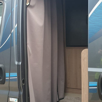 For Vauxhall Movano Campervan & Motorhome Maxi-Cab Divider Curtain with Rail – Premium Privacy