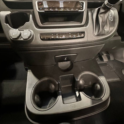 For Peugeot Boxer Black Cupholder Console - Stylish and Practical Upgrade