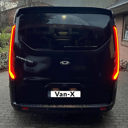 For Transit Custom MK1 LED Rear Lights Tail Lights – Sequential Indicators with Smoked Lenses