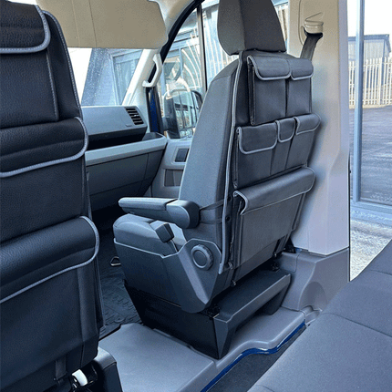 For VW Crafter / ManTGE, back Seat storage Organiser, Captain seats, Van or Campervan, Van-x premium
