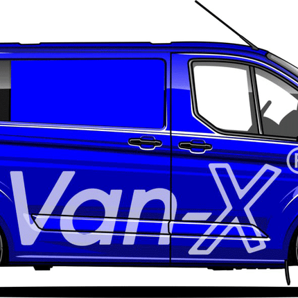 For Ford Transit MK6 Premium Window Curtains - Black/Black - CREATE YOUR OWN BUNDLE! Van-X