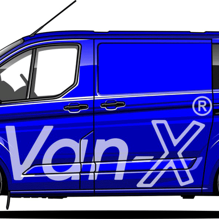 For Ford Transit MK6 Premium Window Curtains - Black/Black - CREATE YOUR OWN BUNDLE! Van-X