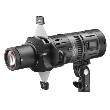 RS60R Super Compact RGB LED Video Light and SP36K Projection Attachment 1K Kit