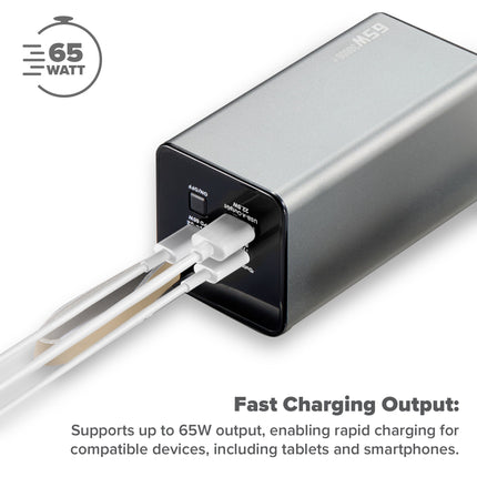 Maplin 30,000mAh USB-A / USB-C PD 65W Power Bank