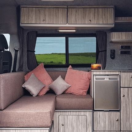 For Fiat Ducato Premium Window Curtains - Black/Grey - Custom Bundle Option | Van-X