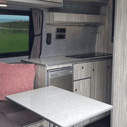 For Fiat Ducato Premium Window Curtains - Black/Grey - Custom Bundle Option | Van-X