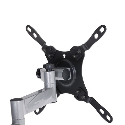 ProperAV TV Wall Bracket for Motorhome / RV / Caravan / Boat (13" – 43” / 15kg Capacity / VESA Max. 200x200) – Silver