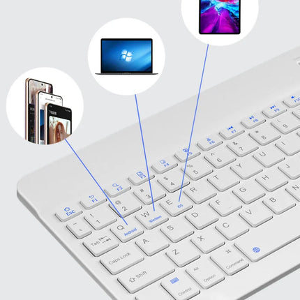 10 inch Magnetic Tablet Keyboard for iPad 2024 10.9 11 10.2 Bluetooth Rechargeable Keyboards for Xiaomi 6 Huawei Matepad 11.5