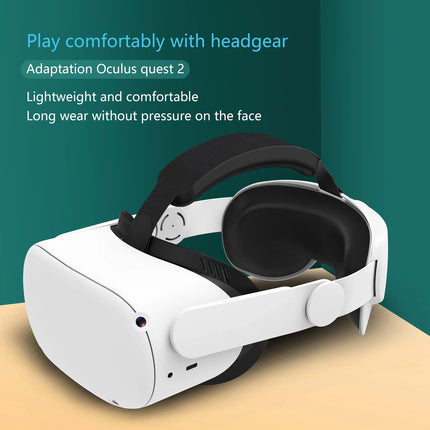 HUNDAI Design For Meta Quest 2/Oculus Quest 2 Elite Strap Adjustable Head Strap
