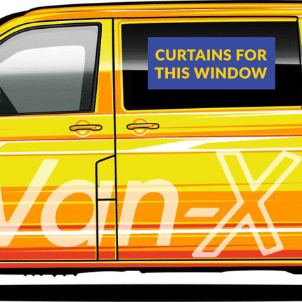 For VW T5 Window Curtains Eco-Line - Grey | Van-X
