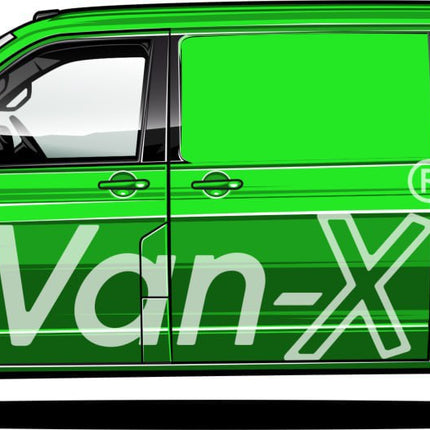 For VW T6.1 Transporter Van Conversion Premium Curtains Van-X - Black/Blue - CREATE YOUR OWN BUNDLE! Van-X