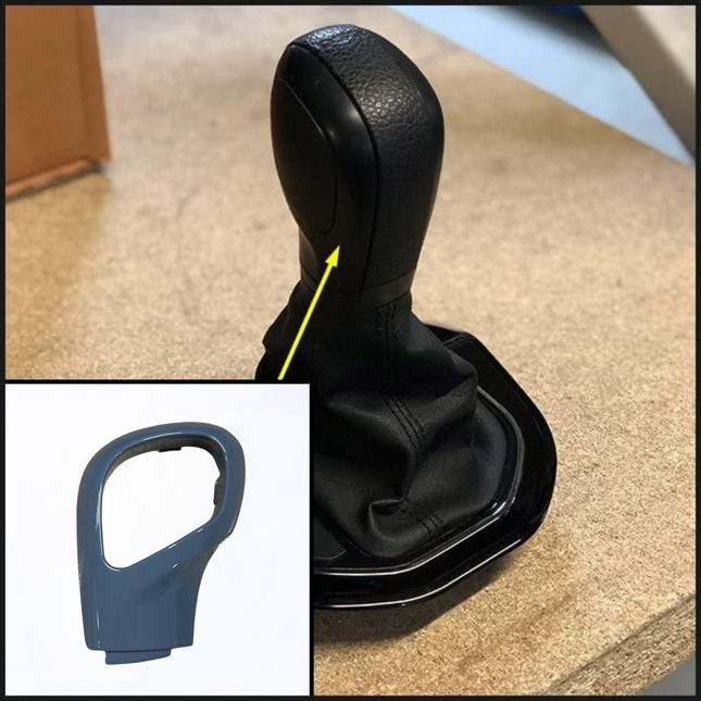 For VW T6.1 Transporter DSG Gear Knob Styling Caps – Grey Painted Upgrade, Ready to Fit