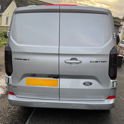 For New Transit Custom 2024–2026 Van-X Full LED Rear Lights Taillights – Smoked Lenses Upgrade