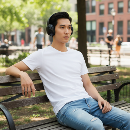 Daewoo Sonic Beat Pro Bluetooth Headphones 40Hr Playback Experience Clear Sound!