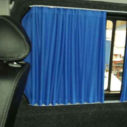 For VW T4 Transporter Van Conversion Premium Curtains - Black/Blue - CREATE YOUR OWN BUNDLE! Van-X