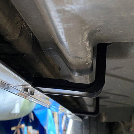 For VW T6 SWB Side Skirts Deep Black Plastic Painted and Ready to Fit (B-Grade)