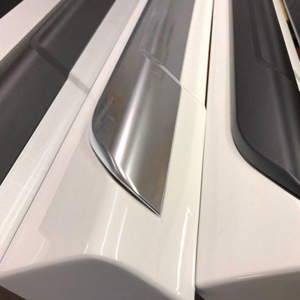 For VW T6.1 Transporter LWB Side Skirts Candy White Plastic Painted and Ready to Fit