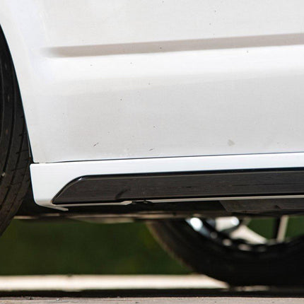 For VW T6 Transporter LWB Side Skirts Candy White Plastic Painted and Ready to Fit