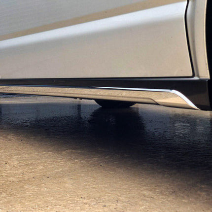 For VW T5, T5.1 SWB Side Skirts Deep Black Plastic Painted and Ready to Fit