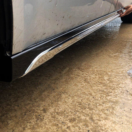For VW T6.1 Transporter SWB ABS Side Skirts Painted In Reflex Silver Painted and Ready to Fit