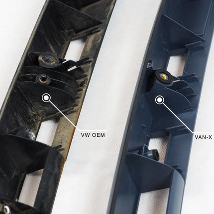 For VW T5, T5.1 Barn Door Rear Number Plate Unit Modified Version - Primer