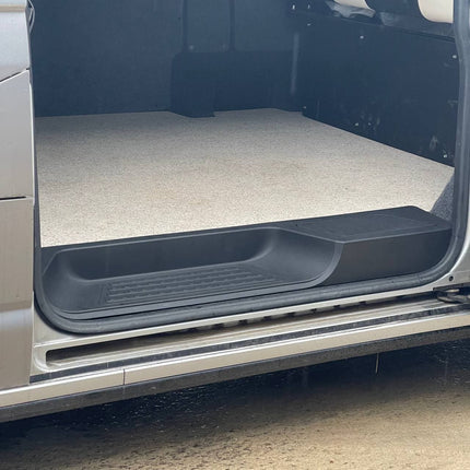 For VW T5, T5.1 Transporter Side Loading Door Step V3 17mm Extra Deep with Storage Compartment