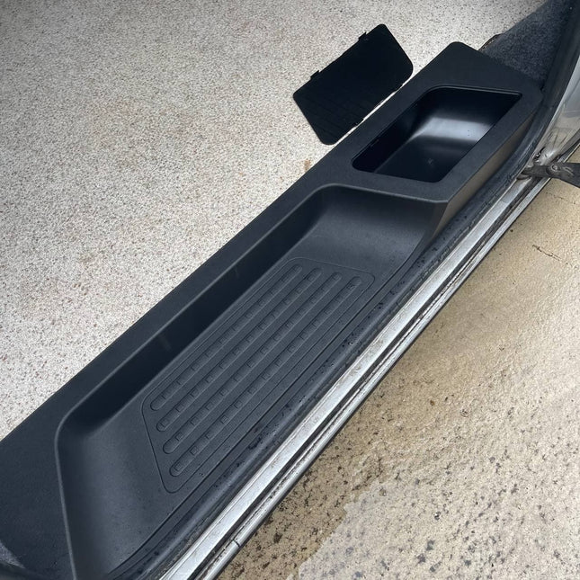 For VW T5, T5.1 Transporter Side Loading Door Step V3 17mm Extra Deep with Storage Compartment