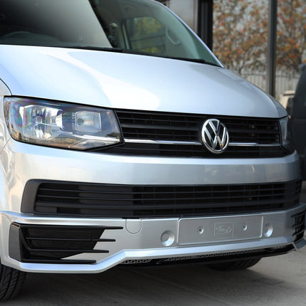 For VW T6 Transporter Front Sportline Style Spoiler – B-Grade | Ideal for Repainting & Custom Respray