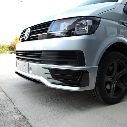 For VW T6 Transporter camper van Front Bumper Spoiler + Splitter (B-Grade) Painted and ready to fit in 3 colour options.latest upgrade