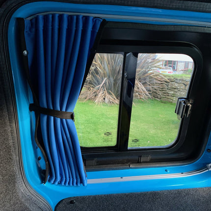 For Fiat Scudo Premium Window Curtains - Black/Blue - CREATE YOUR OWN BUNDLE! | Van-X