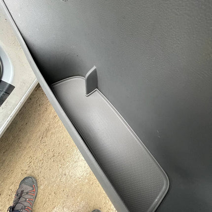 For VW T5, T5.1 van campervan Door Pocket Inserts, Rubber, Door Liner (Light Grey) Both Captain Seats Interior Styling ideal gift