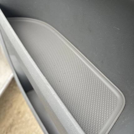 For VW T5, T5.1 van campervan Door Pocket Inserts, Rubber, Door Liner (Light Grey) Both Captain Seats Interior Styling ideal gift