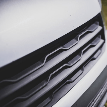 For VW T6 Front R-Line Badgeless Grille - Matte Black