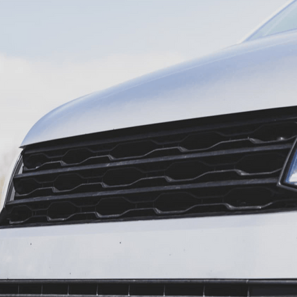 For VW T6 Front R-Line Badgeless Grille - Matte Black