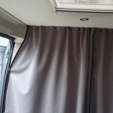 For Vauxhall Movano Campervan & Motorhome Maxi-Cab Divider Curtain with Rail – Premium Privacy