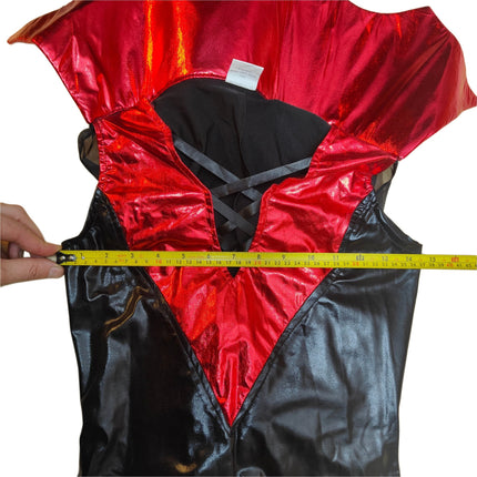Ladies Vampire Costume Deluxe Halloween Fancy Dress Party Outfit Forever Young