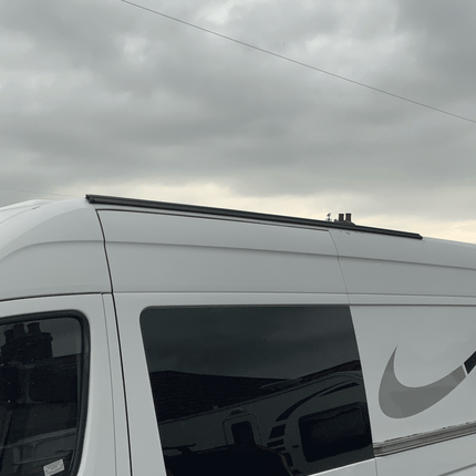 For Mercedes Sprinter / Dodge Sprinter Black Awning Rails – Drive-Away & Reimo Compatible | Van-X