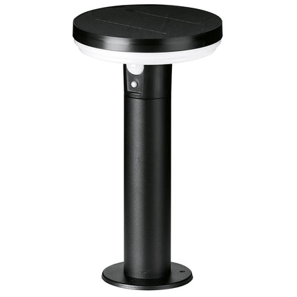 4lite Antheia IP54 Die-Cast Aluminium LED Solar Garden Spike Light with Built in PIR Motion Sensor