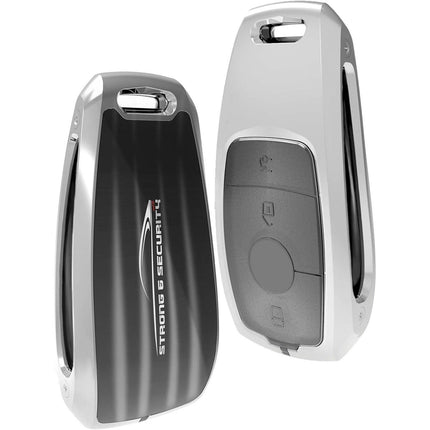 Car Key Shell for Mercedes Benz - Gradient Glass Key Cover for A/C/G/E/S Class
