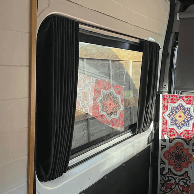 For Citroen Relay camper Premium 2 x Side Window Curtains | Van-X