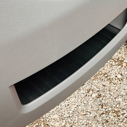 For MAN TGE Rubber Door Liner Pocket Inserts Black | Van-X