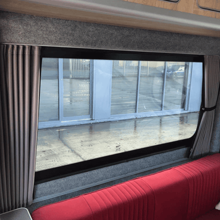 For Fiat Ducato & Ram ProMaster Premium 2 x Side Window Curtains | Van-X