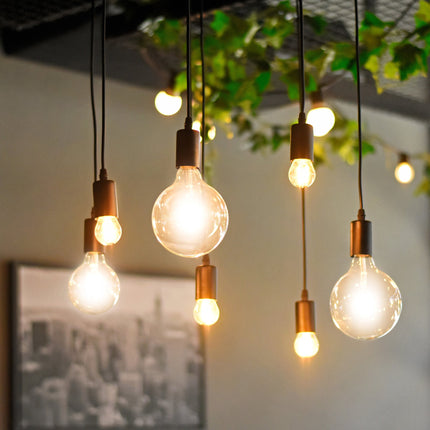 4lite WiZ Connected G125 Globe Filament Amber WiFi LED Smart Bulb - E27 Large Screw